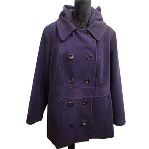 Style & Co Purple Pea Coat Size 20W
